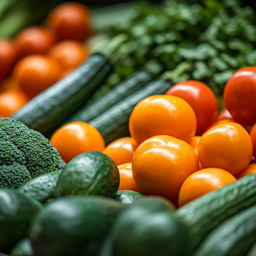 Fresh groceries on a bright modern kitchen countertop