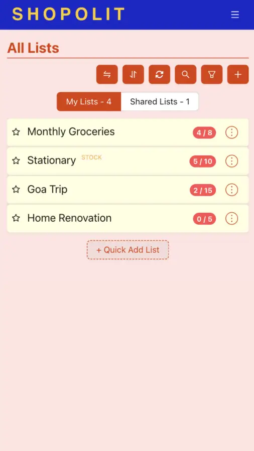 Create Your List